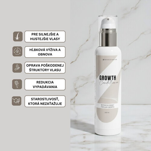 GROWTH Conditioner – Botanický kondicionér na rast a posilnenie vlasov GROWTH Conditioner – Botanický kondicionér na rast a posilnenie vlasov
