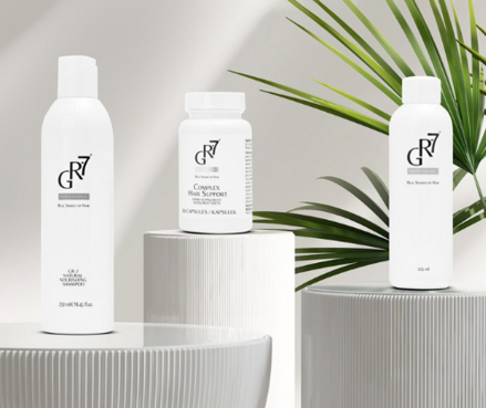 SET proti šediveniu - tonikum proti šedinám, vitamínový komplex HAIR SUPPORT, výživný šampón