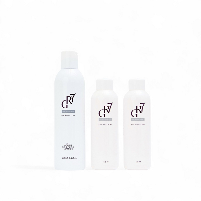 Kúra proti šedinám GR-7 - Tonikum 2 ks + šampón Kúra proti šedinám GR-7 - Tonikum 2 ks + šampón