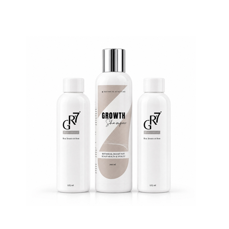 GR-7 Intenzívna kúra proti šedinám: 2× tonikum GR-7 + výživný šampón GROWTH