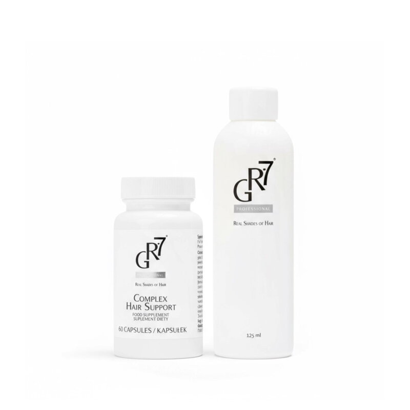 Kúra pre repigmentáciu a posilnenie vlasov – GR-7 tonikum + vitamíny na vlasy Kúra pre repigmentáciu a posilnenie vlasov – GR-7 tonikum + vitamíny na vlasy