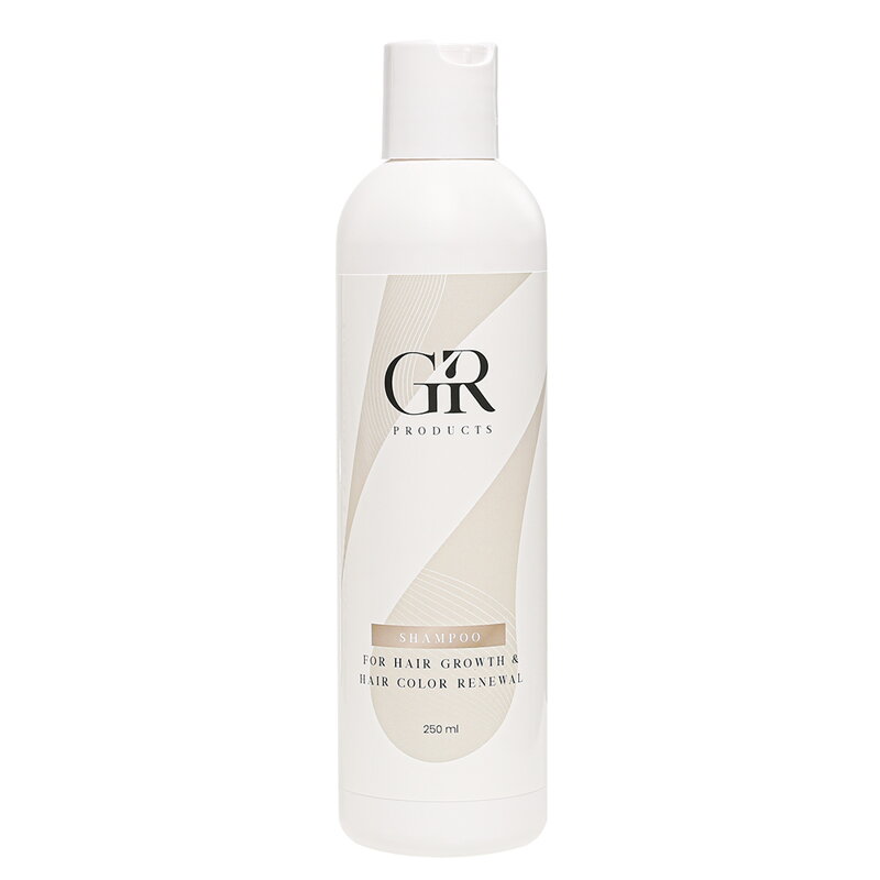 GR Šampón pre podporu rastu vlasov a k obnove vlasového farbiva