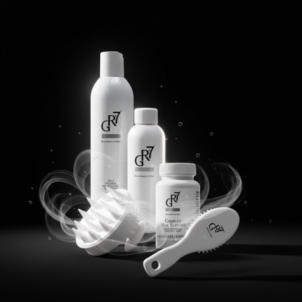 GR-7® Black Edition – Kompletný rituál na obnovu pigmentu & rast vlasov