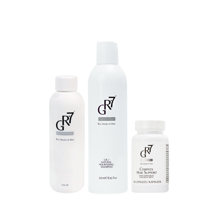 SET proti šediveniu - tonikum proti šedinám + vitamínový komplex HAIR SUPPORT + výživný šampón
