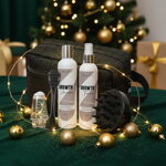 Darčeková sada GROWTH pre mužov – šampón, tonikum, dermaroller a taška