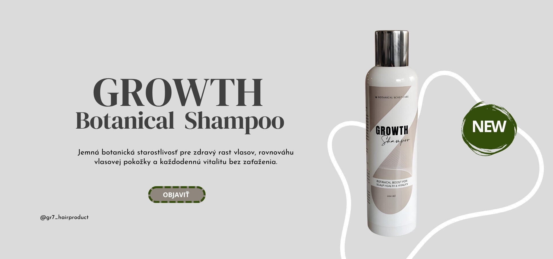 Nový GROWTH Botanical Shampoo
